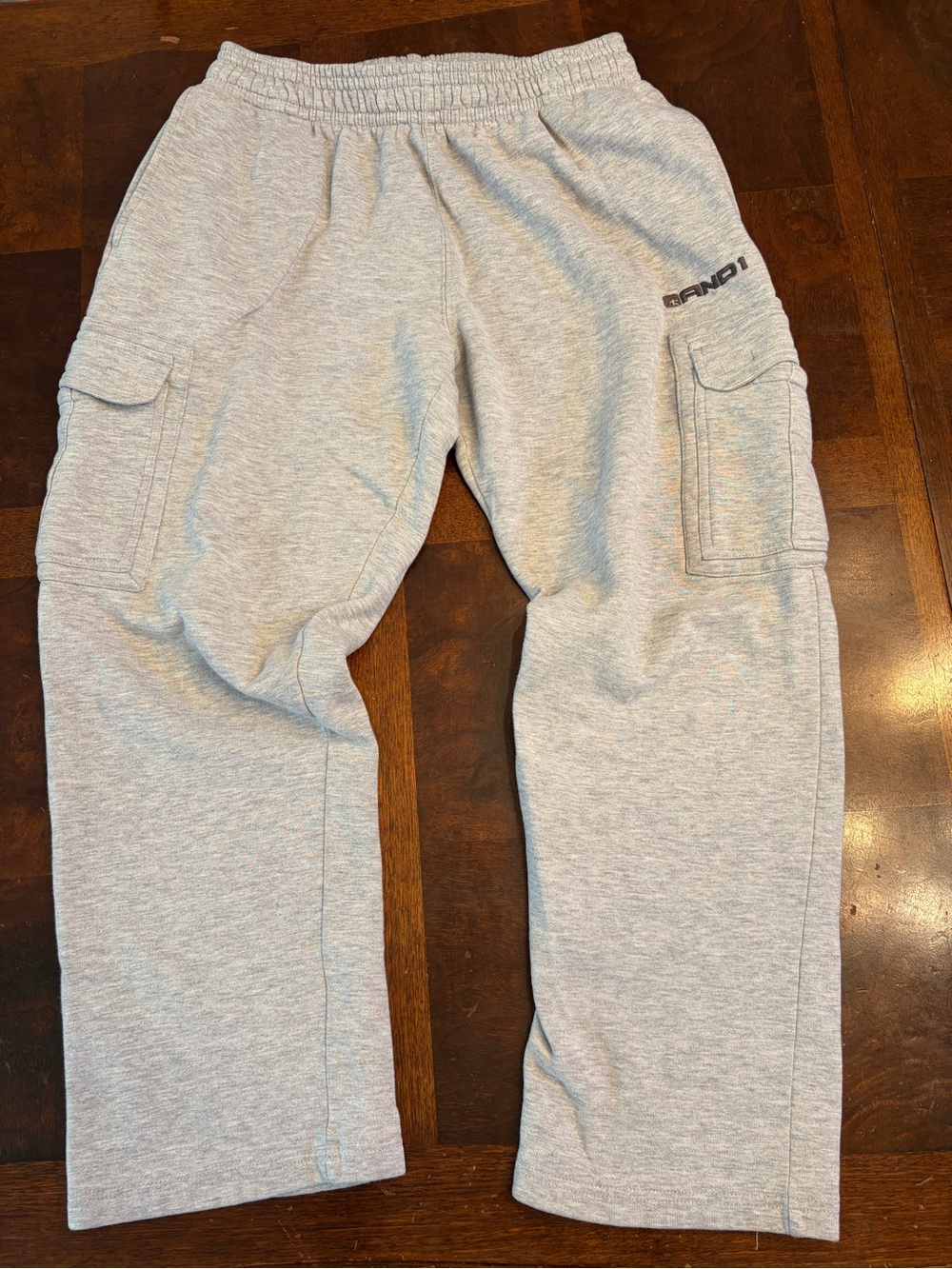 And1 Light Gray Cargo Sweatpants